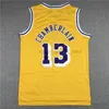 Movie Basketball Jerseys Wilt Chamberlain 13 Harlem Globetrotters Jersey Mens Size S-XXL 001