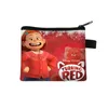 الأطفال الأحمر الباندا تصميم عملة حقيبة لطيف الاطفال سستة الحيوان فتاة عملة محفظة بطاقة البنك الأكياس التخزين النقدية