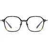 Elegant hawksbill Color high-end square glasses full frame large face literary myopia men and women do not pick face fashion
