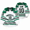 Chen37 C26 Nik1 374040College Hockey Shane Pinto 18 Alex Newhook 26 Cole Smith White Jersey NCAA TJ Oshie Customize any name and number embroidery Jersey