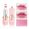 Make Up balsami per labbra fiore Jelly Lipstick Crystal Lip Stick balsamo per labbra balsamo per labbra impermeabile facile da indossare idratante nutriente bellezza balsamo labbra