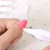 Rengöringsborste Nagellack Remover Pen Nails Tillbehör Verktyg UV Gel Degreaser Manikyr Tillbehör