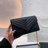 5A Designer Woc Enveloppe sac femme chaîne d'épaule sac à main portefeuille original boîte en cuir véritable bandoulière messager soirée mini sacs