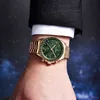 Relojes Jewelrywapagani Design Moon Gold Watch for Men Quartz Mens relojes