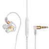 Новые наушники QKZ ZEN HiFi Bass Earbuds, двойные динамические проводные наушники с микрофоном, гарнитура с шумоподавлением, спортивная музыка для бега fone