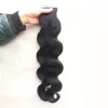 Natural Color Body Wave Tape In On Human Hair Extensions Remy Black Women Invisible Virgin Indian Hair PU Skin Weft Hair Double Sided
