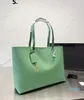 2022 Luxury Designer Ladies Shopping Bag stor kapacitet Handväska Tote Levereras med plånbok Deerskin Texture Fodmönster Kvinnor Kvinnor