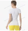 Dames kleding ontwerper t-shirt tops t-shirts tracksuit snel tech trui yoga hardloop fitness korte mouw ademende snel droge sport top t-shirt meisjes jogger