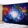 Conte de fées rêveur tapis tenture murale psychédélique énorme champignon château sorcellerie hippie chambre décor tapis J220804
