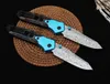 Butterfly BM945-221 Coltello chiudibile tascabile Lama di Damasco Manico in fibra di carbonio di alluminio Caccia tattica Coltelli strumento di sopravvivenza EDC a4046