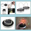 Decorazione per feste Forniture per eventi Festive Home Garden Led Solar Powered Mason Jar Coperchi Light 10Led String Lig Dhtk9