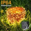 Strings Outdoor Waterproof Solar Led Light Garland Power Lamp Garden Lights Christmas Party Decoration