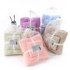 70x140cm 35x75cm 2pcs Luxury Super Large Towel Set High Absorbent Soft Bath Towel Face Towels