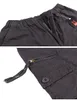 FGKKS Mężczyźni Multi-Pocket Cargo Spodnie Zipper Czysta Bawełna Prosta noga Luźna Casualna Konstrukcja Solid Color 220330