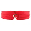 Belts Luxury Ladies Wide Belt Faux Leather Adjustable Length Vintage Buckle Fashion Wild Pin Women's Waist BeltBelts