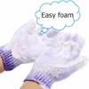 Badverktyg Duschskalning Exfolierande Mitt Scrub Glove Back Skid Resistance Body Massage Sponge Wash Skin Fuktande Spa Bath Glove