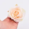 30st White Rose Artificial Silk Flowers Heads Diy Flower Wall Wedding Decoration Accessories Scrapbooking Fake Flower Head 220527