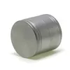 Stainless steel grinders smoke grinder diameter 50mm 63mm 2 parts four layers flannelette bag herb crusher