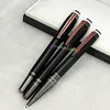 GIFTPEN Urban Speed Ballpoint Pens Luxury Black Resin Rollerball Pen PVD-Coated Fittings For Writing Office Stationery Gift236n