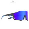 Utomhus Eyewear Sport Solglasögon Dazzling True Film Polarizing Riding Glasses Windproof Solglasögon6905913