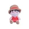 Factory Wholesale 2 Designs 26cm Cartoon Animation Film and Television Peripheral Movie Pirate Luffy Plush Toys Children's Gifts