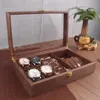 Watch Boxes & Cases Spot Wood Rosewood 6 10 12 Watch. Jewelry Packing . Walnut Ring Storage Box