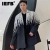 IEFB Heavy Craft Borduren Sequin Trend Casual heren Blazer Herfst Fashion fit Jas Streetwear Pak Jas 9Y9245 220801
