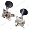 A Set 6 Pcs Guitar Tuning Pegs Keys Machine Heads Tuners For Acoustic Folk Classical Guitar With Black Small Oval Button