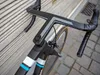 Väg intergrated alanera styret kol cykling 286mm gaffel steer bent bar vägcyklar styr med distanser dator mount7072169