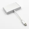 TypeC till TypeC 3 x USB Hub Adapter Cable 4 i 1 12inch Hub Rechargable Conversion Converter Goldsilver266p7319790
