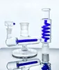 2022 Nouveaux narguilés Tube de verre détachable Narguilé Tube de fumée Eau avec huile réfrigérée Dab Rig Condenseur Bobine Perc et diffuseur en ligne 14mm Raccord GB-311