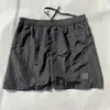 Metallnylon gefärbte Shorts Outdoor-Jogging-Trainingsanzug Lässige Herrenhose Strand-Badeshorts Schwarz Grau Größe M-XXL
