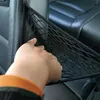 Organizador de asiento de coche, bloque de almacenamiento de bolsillo de red, silla, bolsa de doble capa, suministros, accesorios de rejilla de maletero Interior, soporte trasero de malla elástica I3D5