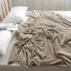 Blankets Japan Quality Blanket Bed Sofa Decorative Microfiber Waffle Plaid Grey Throw Travel Office Nap Cover Bedspread
