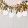パーティー用品昇華装飾ブランクスクリスマスツリーの装飾用セラミック装飾品SXM26
