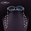 GLSEEVO, perlas blancas naturales, cadenas para anteojos, soporte para colgar en el cuello, joyería Vintage, no incluye anteojos GH0012 W220422