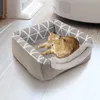 Pet Dog Cat Bed Soft Nest Dual Use Sleeping Pad with Pillow Cozy s Kennel for Small Dogs s Puppy Supplies 220323