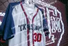 Джеймс NCAA Texas Am Aggies Baseball Shinked Jersey Brandon Hicks Роберт Рэй Клифф Пеннингтон Джастин Раджоно Зак Джексон Логан Кенсинг Эрик