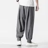 Men's Pants Spring Summer Mens Cotton Linen Loose Harem Casual Large Size Comfortable Trousers M-5XL M7Men's