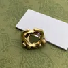 Ny stil klassisk lyx kärlek band ring mode kvinna kristall bröllop ringar hög kvalitet 316l rostfritt stål designer smycken gif178v