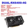 Grafikkarten Dual RX6400 4G AMD Radeon GDDR6 64-Bit 16 Gbit / s Support Desktop CPU Motherboard Mining Grafikkarte