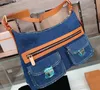 Designer Denim Handbags Purses Large Capacity Shopping Bag Women Totes Travel New Fashion Sho