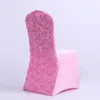 Spandex Chair Covers Rosette Rose Flower Design Lycra Chair Cover for Wedding Banquet Hotel Decoration SN6623