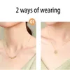 Anhänger Halsketten Edelstahl Rotierende Herz Halskette Für Frauen Schmuck Zirkonia Luxus Choker KoreaPendant