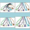 Hangende kettingen hangers sieraden mode handgemaakte murano lampwerk glas 6 kolor olifanten ketting gemengde kleur Dr Dhuz4