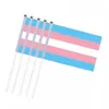 Bandeiras de arco -íris 14x21cm com bandeiras handheld arco -íris gay lésbica homossexual pansexualidade bissexualidade bissexual orgulho lgbt