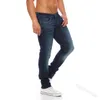 Мужские джинсы повседневная мужская средняя талия с прямой мешковатыми джинсами