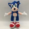 20 cm Correas de juguete de peluche Dibujos animados Animales de peluche Muñecos de peluche Niños Regalos de cumpleaños el erizo Tails Knuckles Echidna muñeca Juguetes regalo de navidad