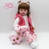 Bebe poupée reborn enfant en bas âge 47 cm silicone souple corps de bébé réaliste menina noël surprise fille cadeaux 220505