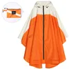 Imperméables Poncho Épaissi Imperméable Élégant Marque Patchwork E-Friendly Adulte Manteau De Pluie À Capuche Unisexe Voyage En Plein Air Camping Vêtements De Pluie Avec Sacs 21 Styles B8268